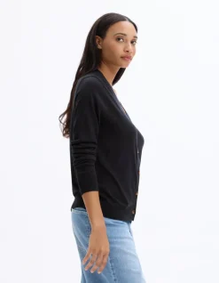 Celio Gilet boutonné en maille fine -^Femme Les Essentiels Aux Meilleurs Prix|Gilets & Cardigans