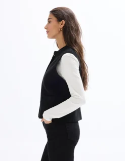 Celio Gilet boutonné sans manches -^Femme Gilets & Cardigans