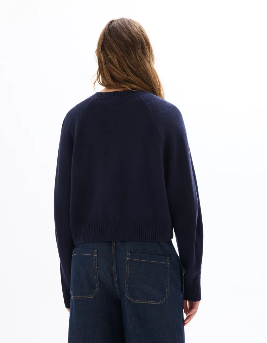 Celio Gilet court en maille unie -^Femme Gilets & Cardigans