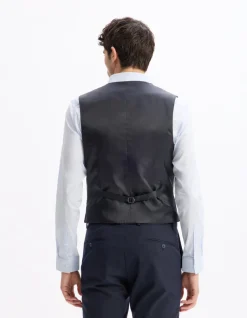 Celio Gilet de costume slim stretch -^Homme Gilets De Costumes|Cérémonie