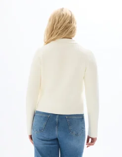 Celio Gilet en maille compacte - écru^Femme Les Essentiels Aux Meilleurs Prix|Gilets & Cardigans