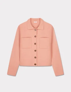 Celio Gilet en maille compacte - rose^Femme Gilets & Cardigans|Pulls