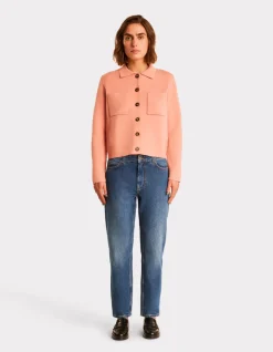 Celio Gilet en maille compacte - rose^Femme Gilets & Cardigans|Pulls