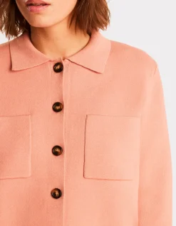 Celio Gilet en maille compacte - rose^Femme Gilets & Cardigans|Pulls