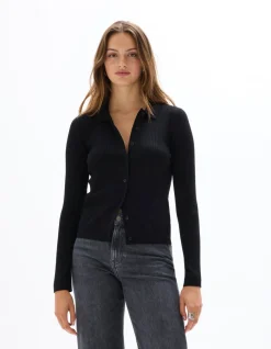 Celio Gilet en maille côtelée -^Femme Gilets & Cardigans