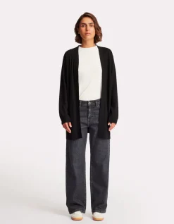 Celio Gilet long en maille fine -^Femme Les Essentiels Aux Meilleurs Prix|Pulls