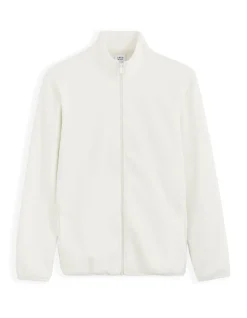 Celio Gilet zippé en polaire - écru^Homme Sweats