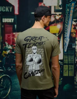 Celio GTO - T-shirt kaki Eikichi Onizuka^Homme T-Shirts|Collabs