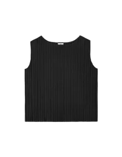 Celio Haut ensemble maille plissée -^Femme Les Essentiels Aux Meilleurs Prix|Les Ensembles