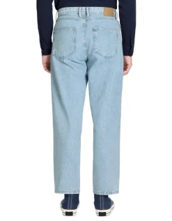 Celio Jean baggy 100% coton - bleu clair^Homme Jeans