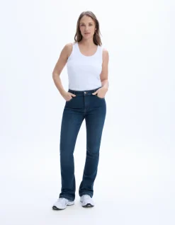 Celio Jean bootcut taille haute - bleu^Femme Les Essentiels Aux Meilleurs Prix|Jeans