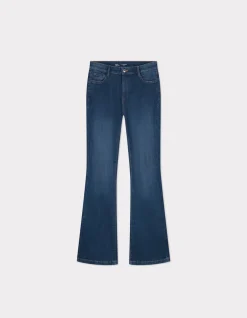 Celio Jean bootcut taille haute - bleu^Femme Les Essentiels Aux Meilleurs Prix|Jeans