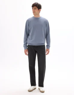 Celio Jean C.75 loose coton stretch 3 longueurs - noir délavé^Homme Jeans Loose|Jeans 3 Longueurs