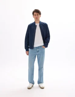 Celio Jean C.75 loose coton stretch 3 longueurs - bleu clair^Homme Jeans|Jeans Loose