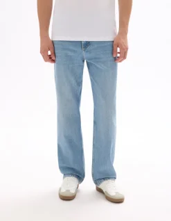 Celio Jean C.75 loose coton stretch 3 longueurs - bleu clair^Homme Jeans|Jeans Loose