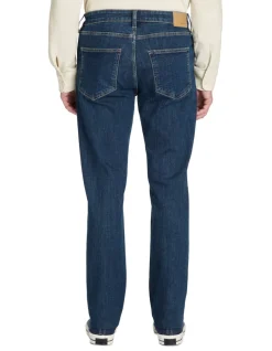 Celio Jean C.15 straight coton stretch 3 longueurs - bleu foncé^Homme C.15 / Jeans Straight|Jeans 3 Longueurs