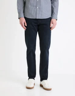 Celio Jean C.15 straight coton stretch 3 longueurs - marine^Homme C.15 / Jeans Straight|Jeans 3 Longueurs