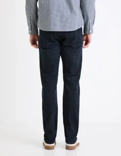 Celio Jean C.15 straight coton stretch 3 longueurs - marine^Homme C.15 / Jeans Straight|Jeans 3 Longueurs