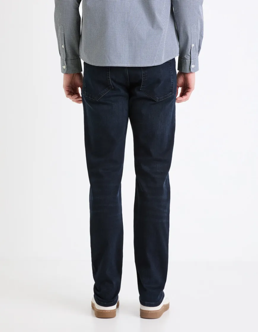 Celio Jean C.15 straight coton stretch 3 longueurs - marine^Homme C.15 / Jeans Straight|Jeans 3 Longueurs