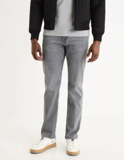 Celio Jean C.15 straight coton stretch 3 longueurs -^Homme C.15 / Jeans Straight|Jeans 3 Longueurs