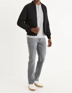 Celio Jean C.15 straight coton stretch 3 longueurs -^Homme C.15 / Jeans Straight|Jeans 3 Longueurs