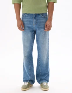 Celio Jean coupe flare 100% coton - bleu clair^Homme Jeans