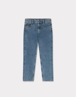 Celio Jean droit 7/8è - bleu^Femme Jeans
