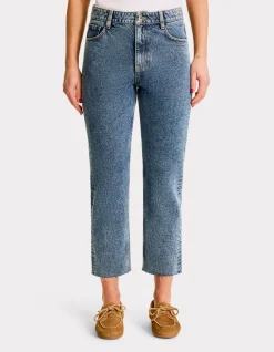 Celio Jean droit 7/8è - bleu^Femme Jeans