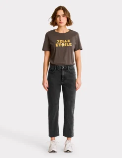Celio Jean droit 7/8è - gris clair^Femme Jeans