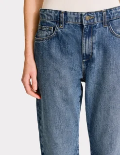 Celio Jean droit taille normale - bleu foncé^Femme Jeans