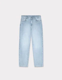 Celio Jean droit taille normale - bleu délavé^Femme Jeans