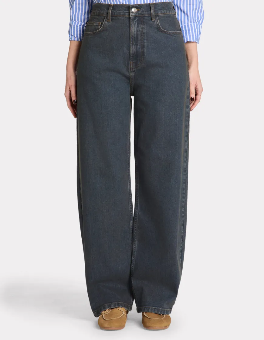 Celio Jean large - bleu foncé^Femme Les Meilleures Ventes|Jeans