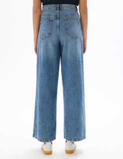 Celio Jean large taille haute - bleu^Femme Les Meilleures Ventes|Jeans