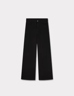 Celio Jean large taille haute noir - noir^Femme Jeans