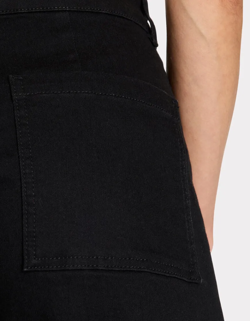 Celio Jean large taille haute noir - noir^Femme Jeans