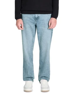 Celio Jean loose 100% coton - bleu clair^Homme Jeans Loose|Jeans