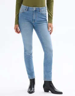 Celio Jean slim - bleu délavé^Femme Les Essentiels Aux Meilleurs Prix|Jeans