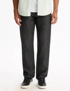 Celio Jean straight coton et lin -^Homme C.15 / Jeans Straight|Jeans