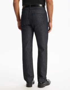 Celio Jean straight coton lin mélangé - bleu^Homme C.15 / Jeans Straight|Jeans
