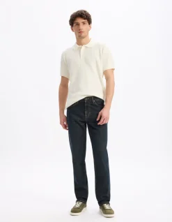 Celio Jean straight coton stretch - bleu foncé^Homme C.15 / Jeans Straight|Jeans