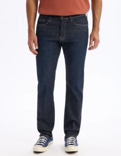 Celio Jean straight Powerflex - bleu foncé^Homme Jeans|C.15 / Jeans Straight