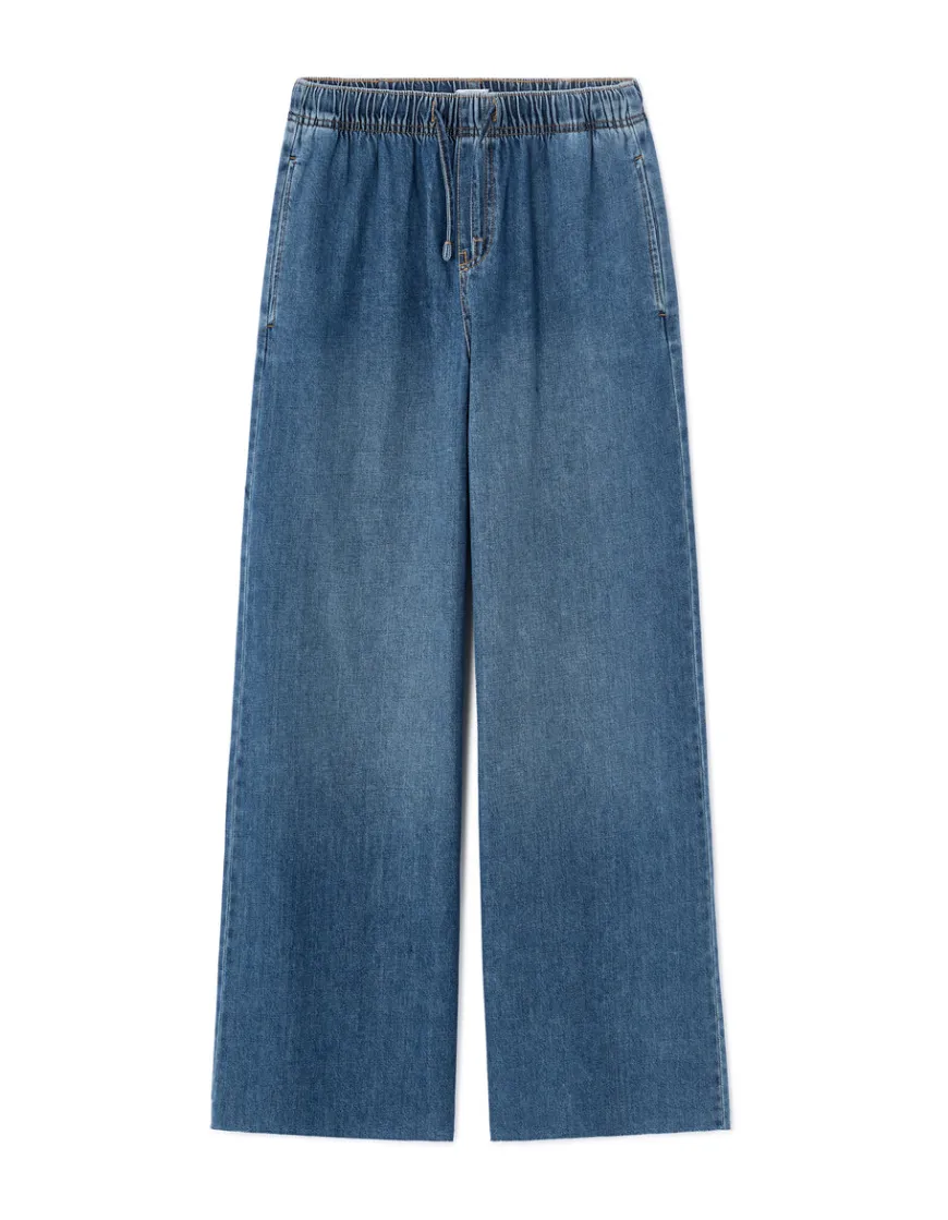Celio Jean taille élastiquée - bleu^Femme Jeans