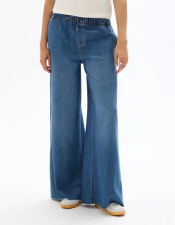Celio Jean taille élastiquée - bleu^Femme Jeans