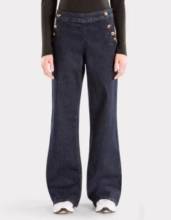 Celio Jeans large avec boutons en corne -^Femme Jeans