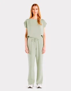 Celio Jogging large à plis HOME - vert^Femme Sportswear|Loungewear