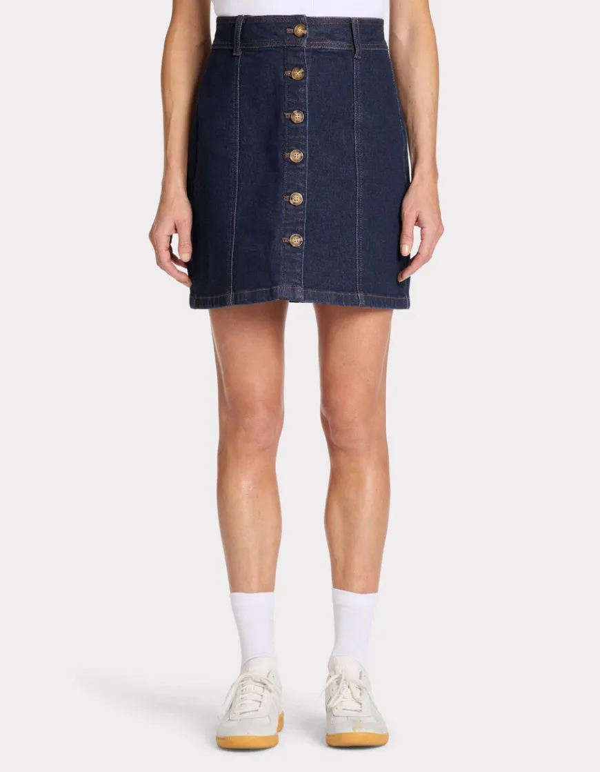 Celio Jupe courte denim - bleu^Femme Jupes & Shorts