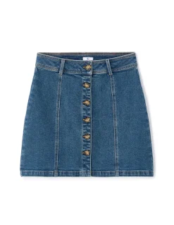 Celio Jupe courte denim - bleu^Femme Les Essentiels Aux Meilleurs Prix|Jupes & Shorts
