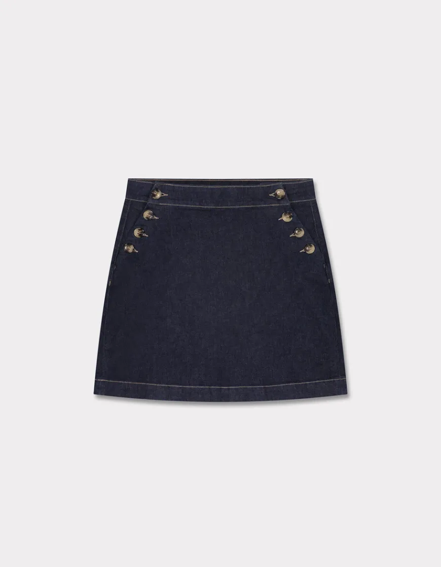 Celio Jupe en denim à boutons décoratifs - denim^Femme Jupes & Shorts