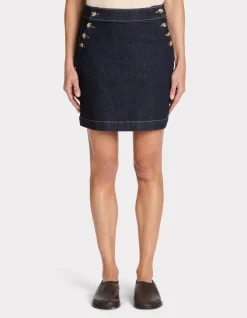 Celio Jupe en denim à boutons décoratifs - denim^Femme Jupes & Shorts