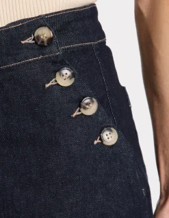 Celio Jupe en denim à boutons décoratifs - denim^Femme Jupes & Shorts